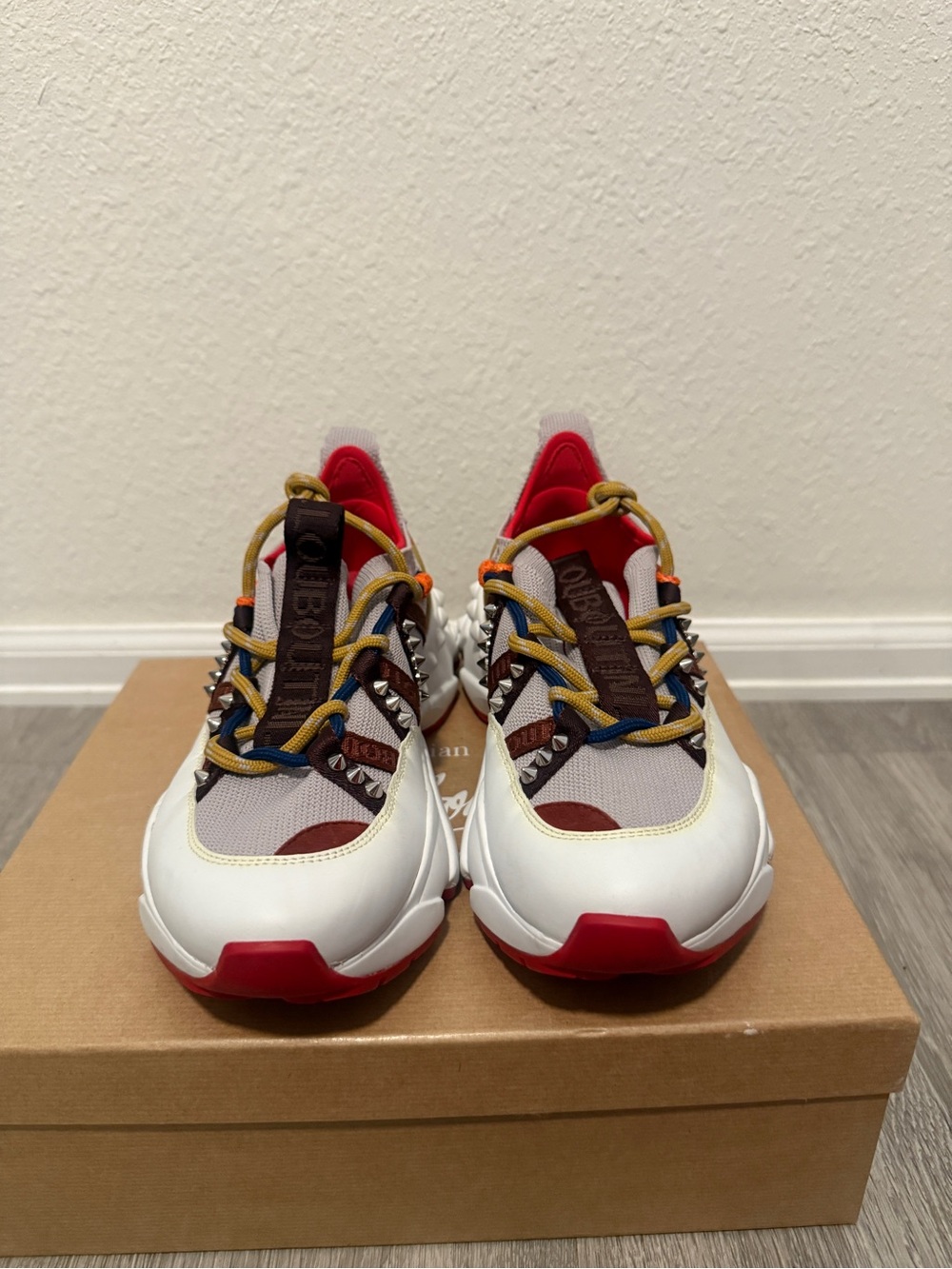 Christian Louboutin women’s Chunky Multicolor Logo Sneakers - Picture 3 of 4